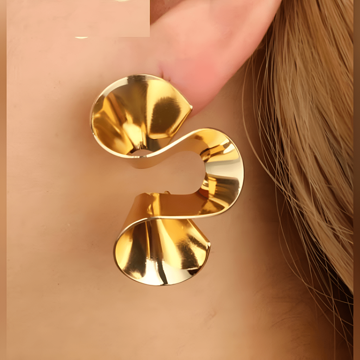 Spiral Irregular Styled Party Wedding Trendy Earring – Earrings Online in Pakistan | Hanaya