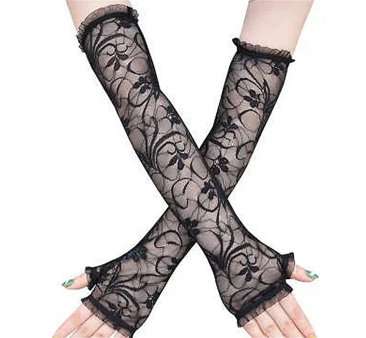 Stylish Women Gloves Mittens Fashion Trend Hijab Gloves Driving Hand Wear - image 2
