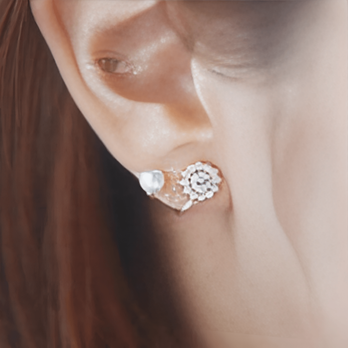 Trendy Classy Crystal & Pearl Elegant Earrings for Women - Hanaya Store