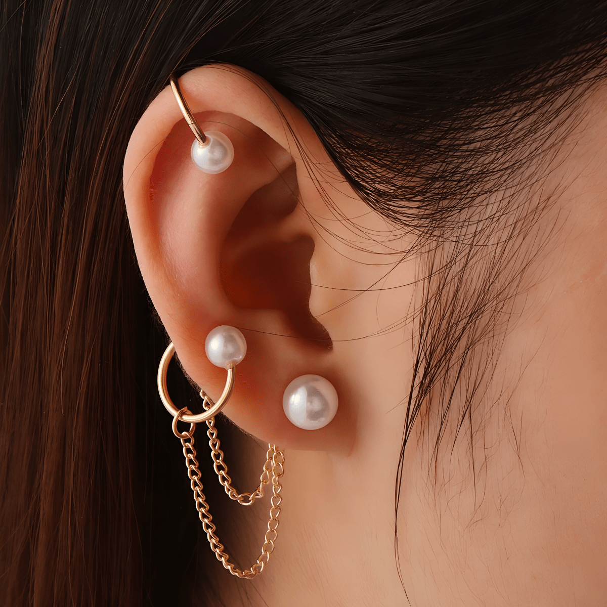 Trendy Classy Earrings Pearl Small Earrings for Girls - Hanaya Store