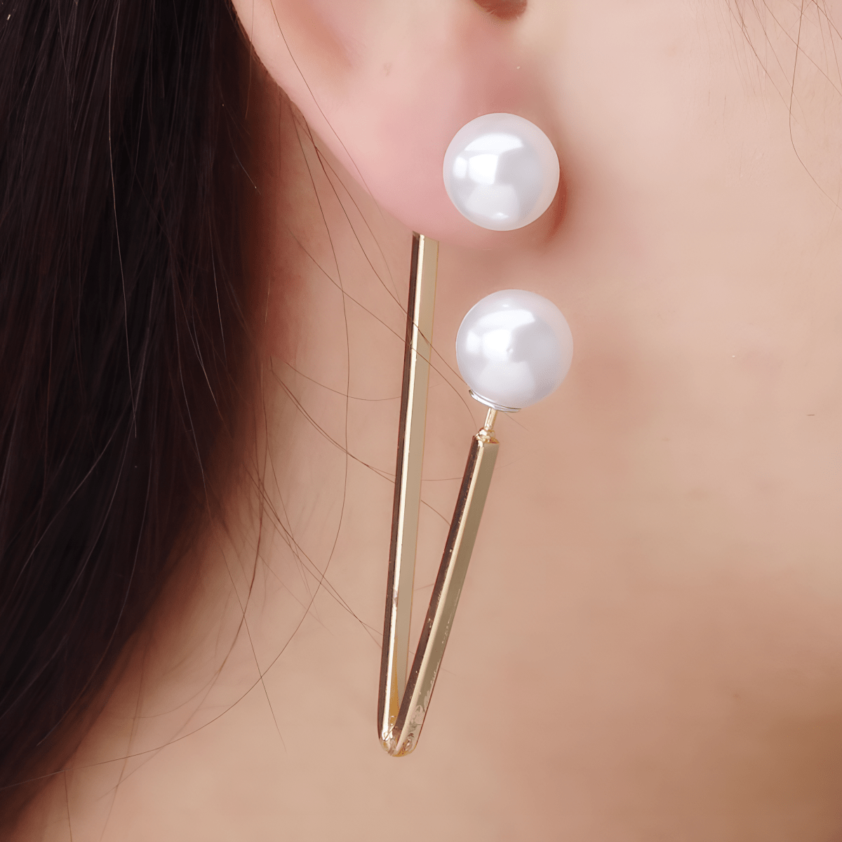 Trendy Classy Elegant Pearl Drop Stylish Earrings for Women - Hanaya Store