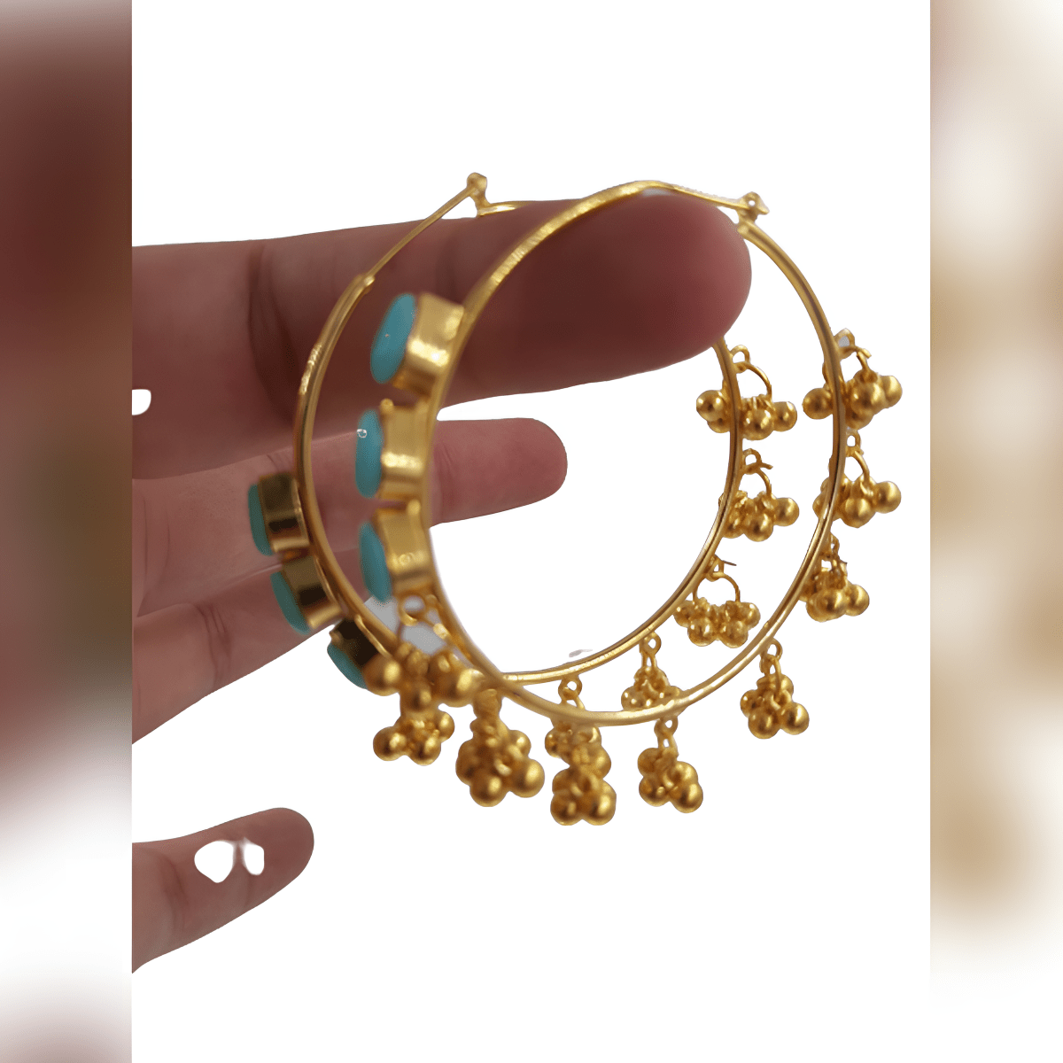 Trendy Classy Elegant Stylish Hoop Earrings - Hanaya Store
