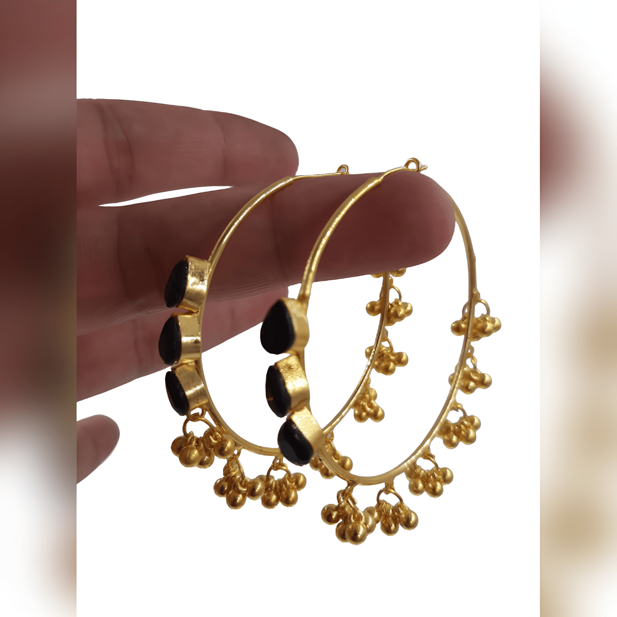 Trendy Classy Elegant Stylish Hoop Earrings - Hanaya Store