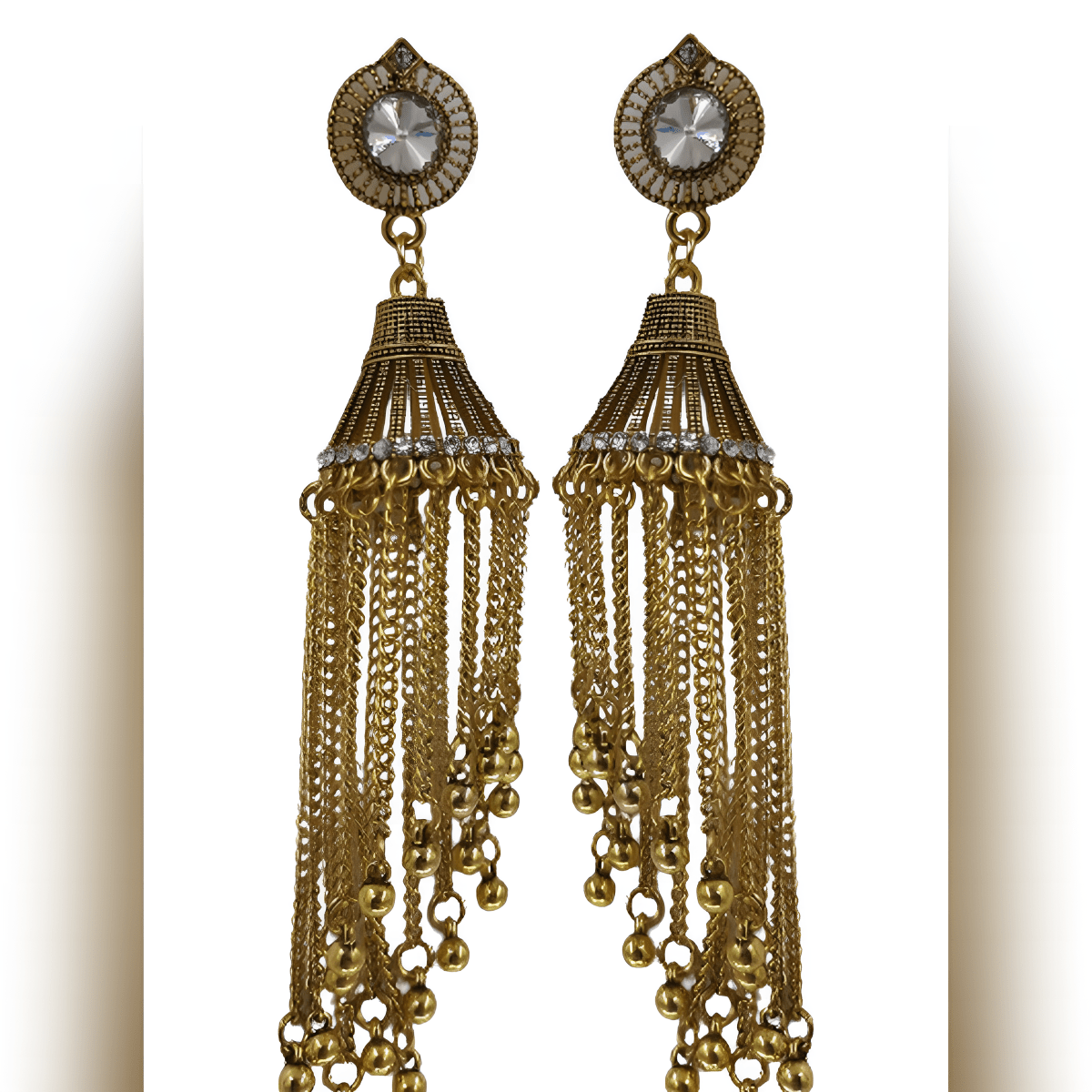 Trendy Classy Elegant Tassel Jhumka Elegant Earring - Hanaya Store