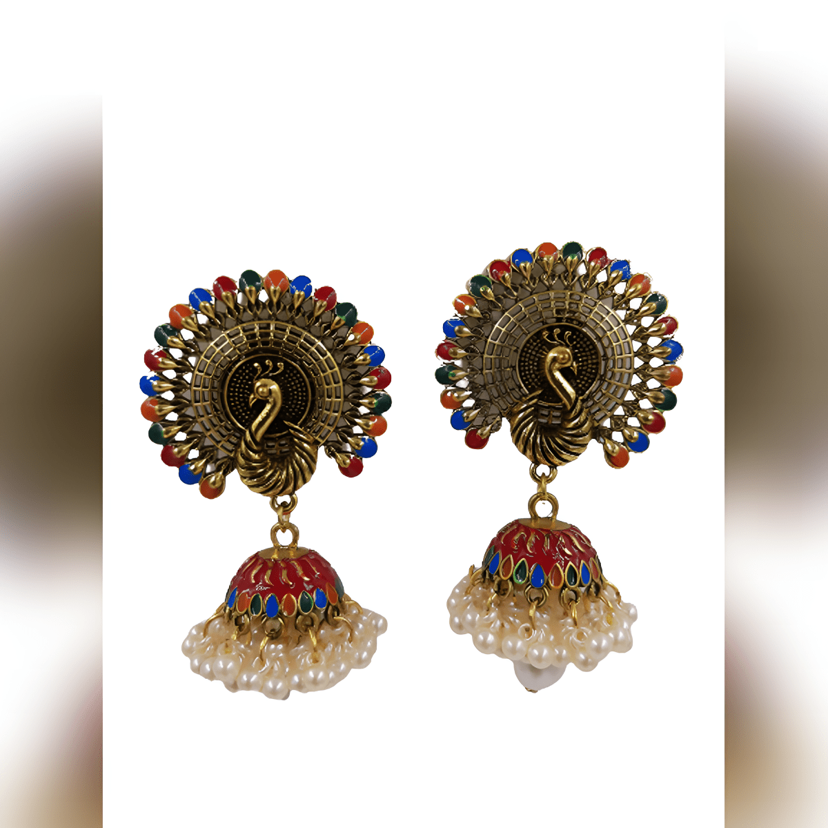 Trendy Classy Elegant Tassel Jhumka Stylish Earrings - Hanaya Store