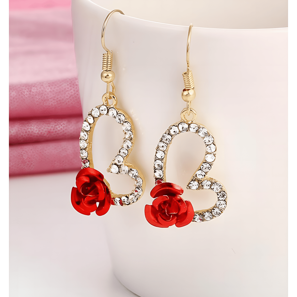 Trendy Classy Heart Shaped Earring - Hanaya Store
