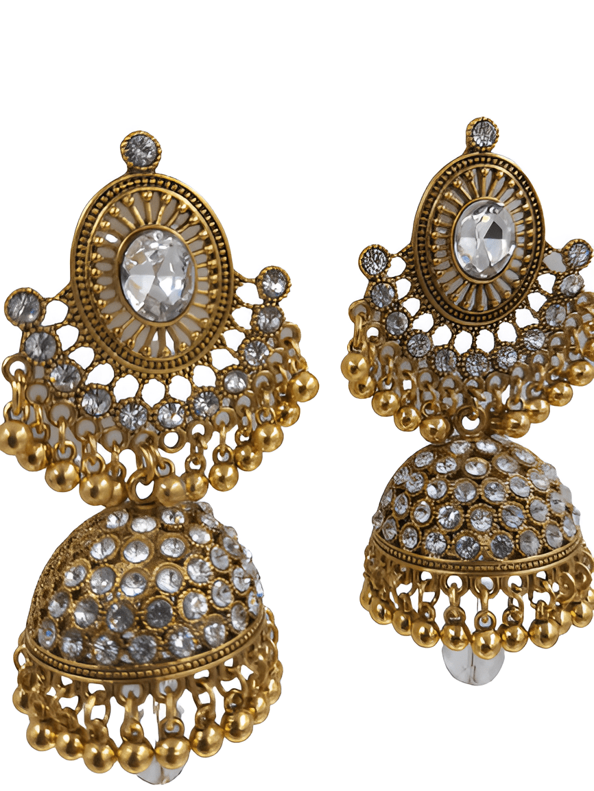 Trendy Classy High Quality Part Jhumka Elegant Stylish Earring - Hanaya Store
