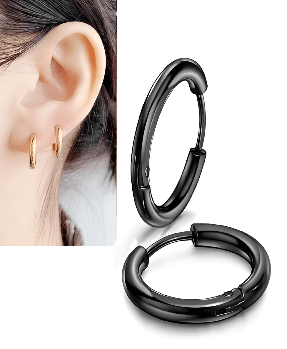 Trendy Exaggerated Big Circle Earrings Wild Circle Ring Pendant Earring - Hanaya Store