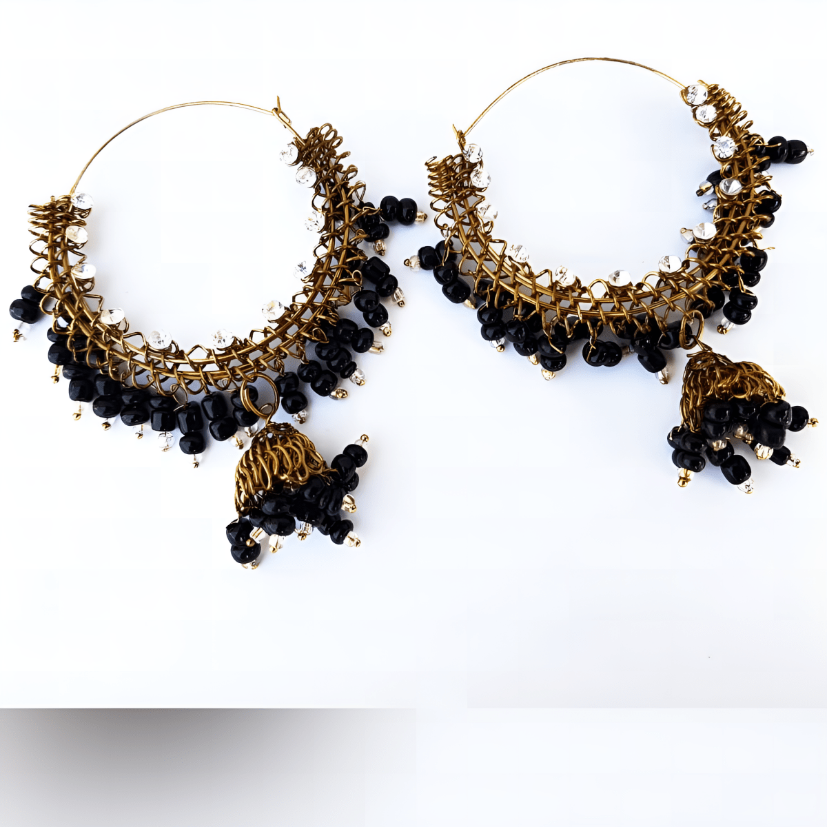Trendy Fashion Simulated Pearl Crystal Drop Earrings - FREE Gift Box - Hanaya Store