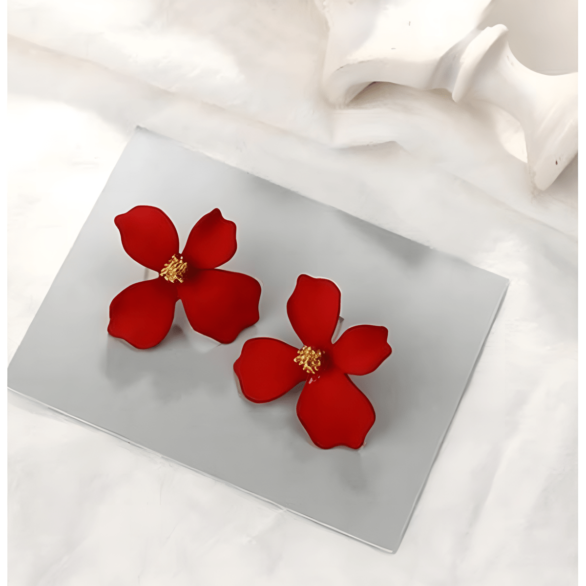 Trendy Flower Stud Earrings for Women – Stylish Statement Jewelry for Girls - Hanaya Store