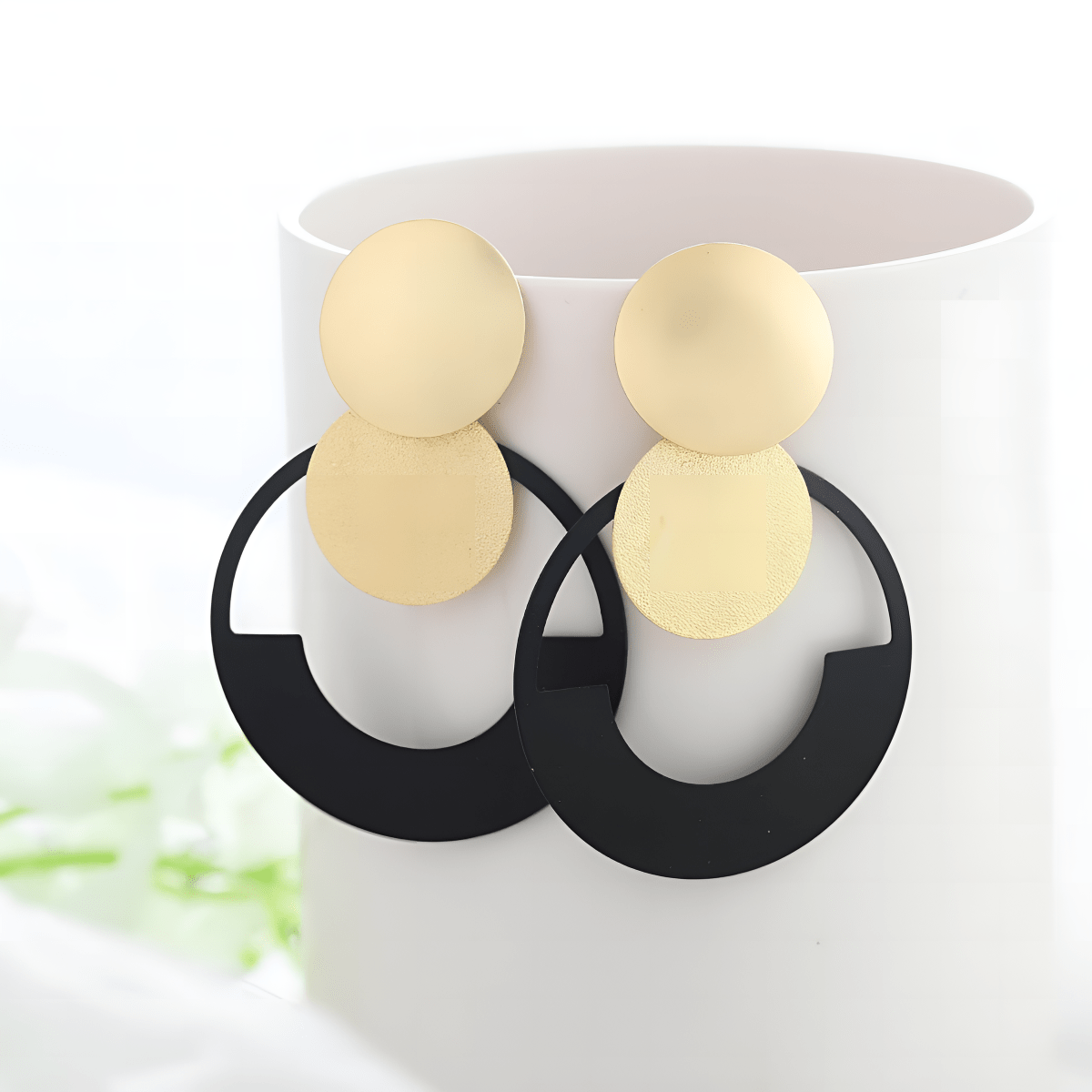 Trendy Geometric Classy Long Elegant Royal Classy Earring - Hanaya Store