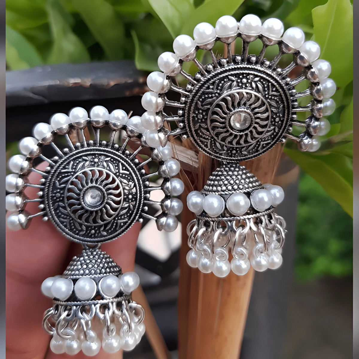 Trendy Multi Pearls Unique Fashionable Classy Earring - Hanaya Store