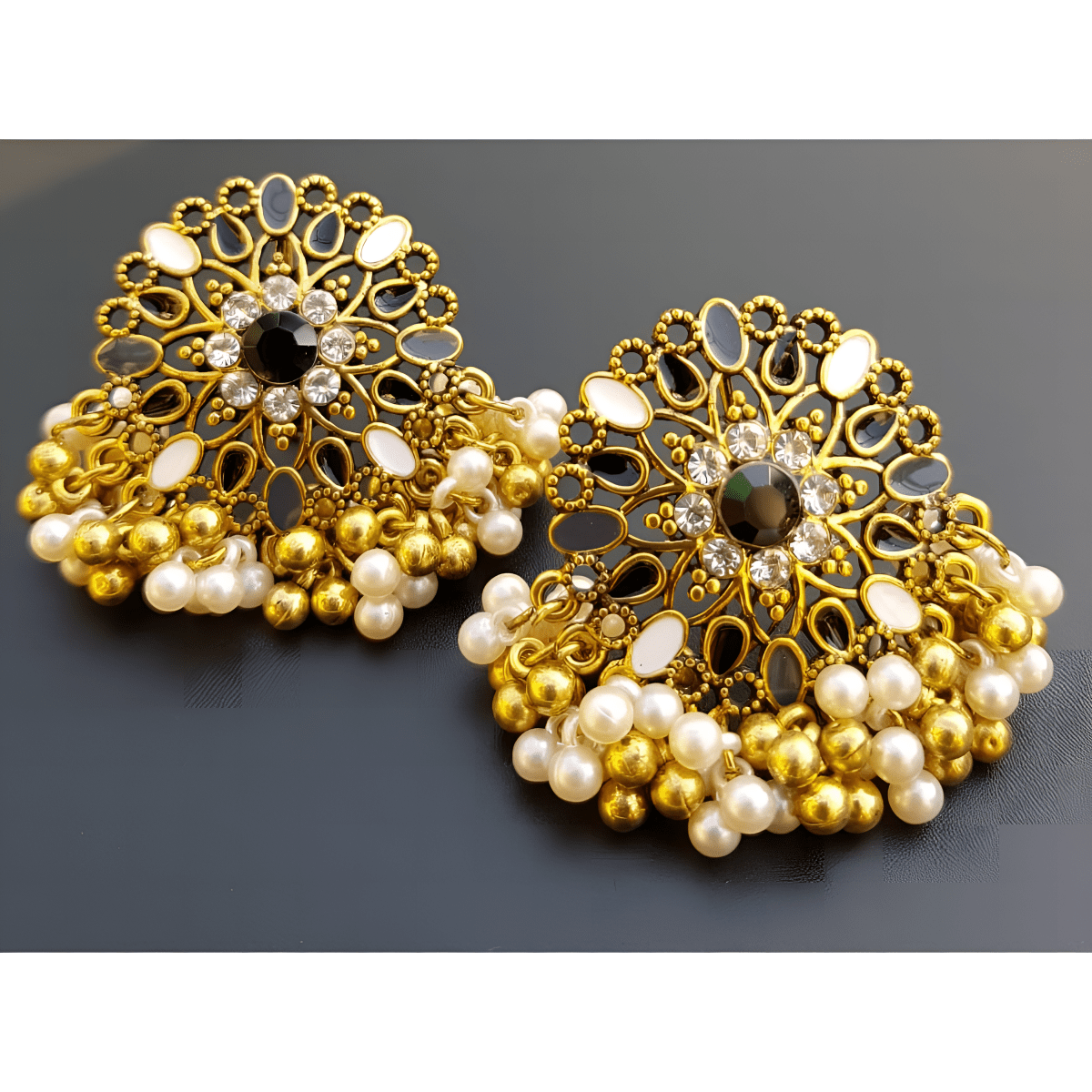 Trendy Pearls Tassel Unique Fashionable Classy Earring - Hanaya Store