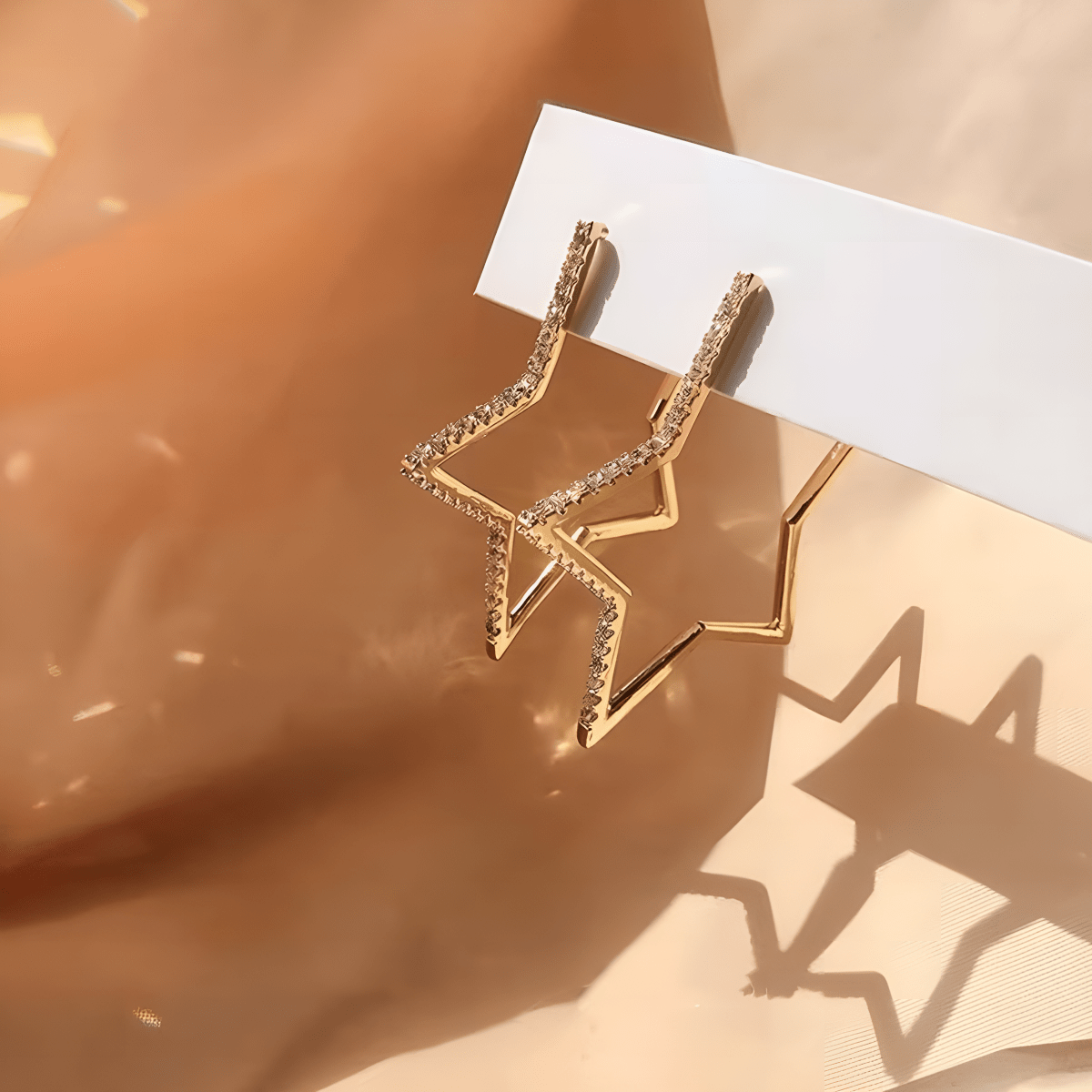 Trendy Star Crystal Elegant Earring - Hanaya Store