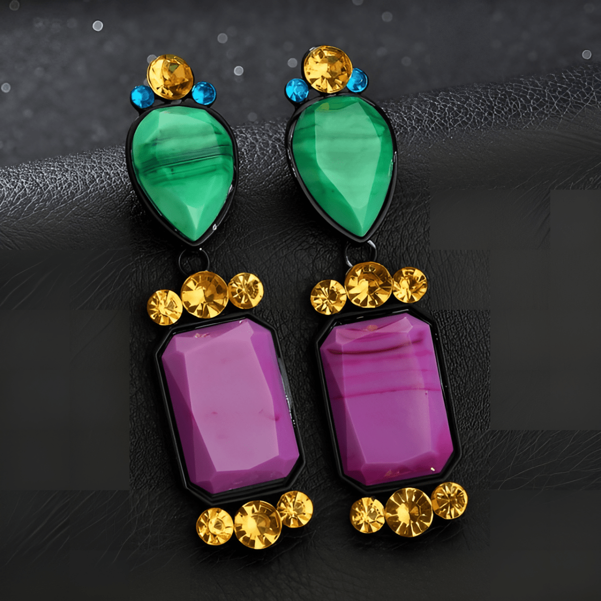 Trendy Unique Vintage Charming Statement Earrings – Earrings Online in Pakistan | Hanaya