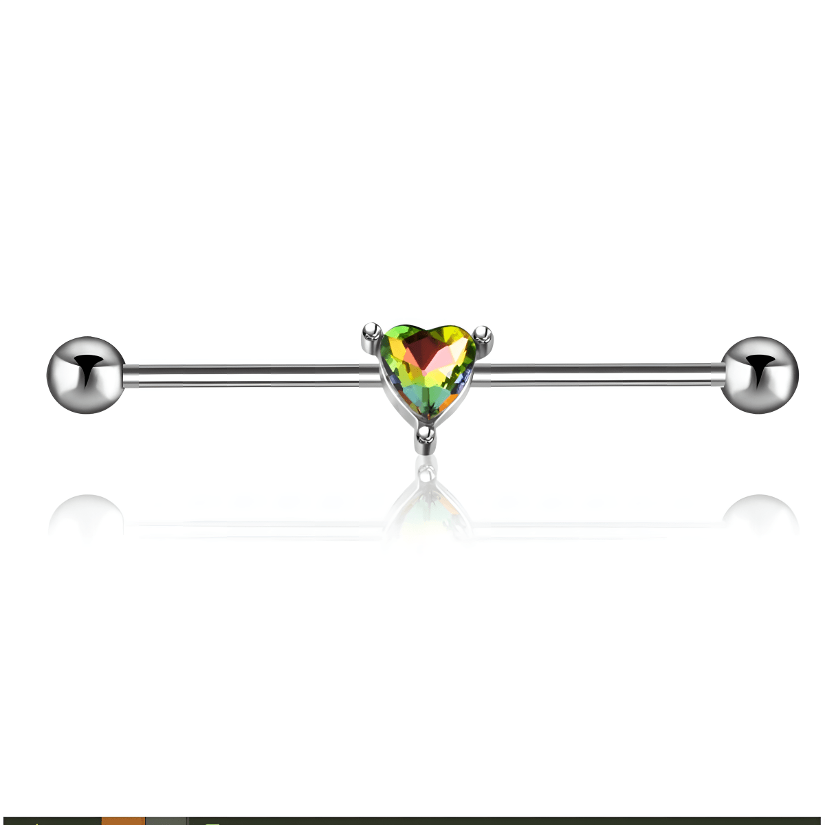 Unique Ear Accessories Steel 38mm Ear Plug 14G Piercing Industrial Cartilage Ear Jewelry - Hanaya Store